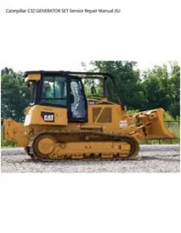 Caterpillar C32 GENERATOR SET Service Repair Manual JSJ preview