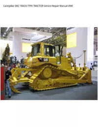Caterpillar D6C TRACK-TYPE TRACTOR Service Repair Manual 49W preview