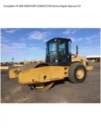 Caterpillar CP-68B VIBRATORY COMPACTOR Service Repair Manual LCF preview