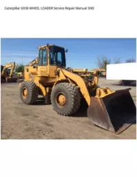 Caterpillar G936 WHEEL LOADER Service Repair Manual 3HD preview