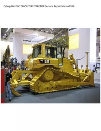 Caterpillar D6C TRACK-TYPE TRACTOR Service Repair Manual 26K preview