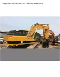 Caterpillar D5C PATLGP BULLDOZER Service Repair Manual 9XH preview