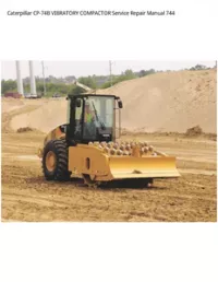 Caterpillar CP-74B VIBRATORY COMPACTOR Service Repair Manual 744 preview