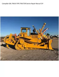 Caterpillar D8L TRACK-TYPE TRACTOR Service Repair Manual 53Y preview