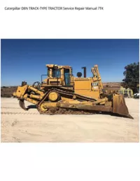 Caterpillar D8N TRACK-TYPE TRACTOR Service Repair Manual 7TK preview