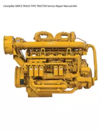 Caterpillar D8R II TRACK-TYPE TRACTOR Service Repair Manual AKA preview