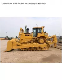 Caterpillar D8R TRACK-TYPE TRACTOR Service Repair Manual 9EM preview