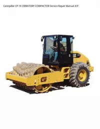 Caterpillar CP-76 VIBRATORY COMPACTOR Service Repair Manual JCP preview