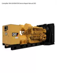 Caterpillar SR4 GENERATOR Service Repair Manual 2ED preview