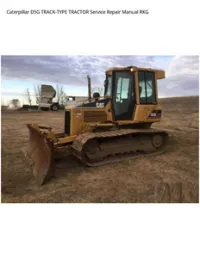 Caterpillar D5G TRACK-TYPE TRACTOR Service Repair Manual RKG preview