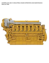 CATERPILLAR C280-16 INDUSTRIAL ENGINE OPERATION AND MAINTENANCE MANUAL R4M preview