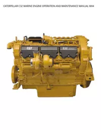 CATERPILLAR C32 MARINE ENGINE OPERATION AND MAINTENANCE MANUAL MX4 preview