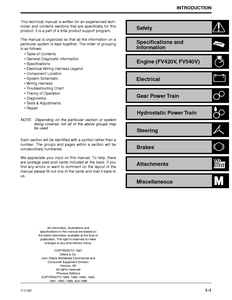 John Deere GT262 manual