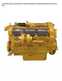 CATERPILLAR C32 INDUSTRIAL ENGINE OPERATION AND MAINTENANCE MANUAL BT4 preview