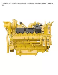 CATERPILLAR C27 INDUSTRIAL ENGINE OPERATION AND MAINTENANCE MANUAL JFJ preview