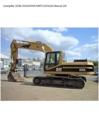 Caterpillar 325BL EXCAVATOR PARTS CATALOG Manual 2JR preview