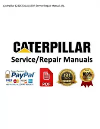 Caterpillar E240C EXCAVATOR Service Repair Manual 2RL preview