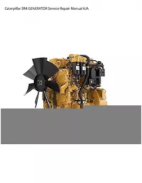 Caterpillar SR4 GENERATOR Service Repair Manual 6JA preview