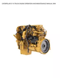 CATERPILLAR 3116 TRUCK ENGINE OPERATION AND MAINTENANCE MANUAL 5RM preview