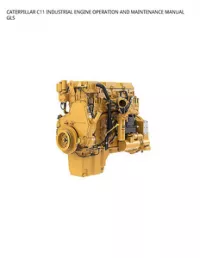 CATERPILLAR C11 INDUSTRIAL ENGINE OPERATION AND MAINTENANCE MANUAL GLS preview