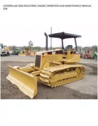 CATERPILLAR 3304 INDUSTRIAL ENGINE OPERATION AND MAINTENANCE MANUAL 02B preview