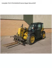 Caterpillar TH210 TELEHANDLER Service Repair Manual MHT preview