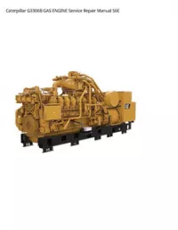 Caterpillar G3306B GAS ENGINE Service Repair Manual S6E preview