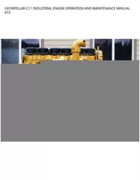 CATERPILLAR C7.1 INDUSTRIAL ENGINE OPERATION AND MAINTENANCE MANUAL 673 preview