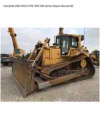 Caterpillar D6R TRACK-TYPE TRACTOR Service Repair Manual S6X preview