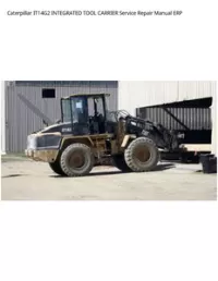 Caterpillar IT14G2 INTEGRATED TOOL CARRIER Service Repair Manual ERP preview