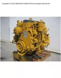 Caterpillar CS-533C VIBRATORY COMPACTOR Service Repair Manual 2XN preview