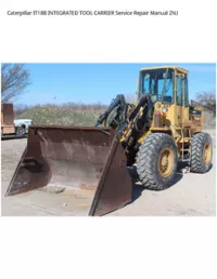 Caterpillar IT18B INTEGRATED TOOL CARRIER Service Repair Manual 2NJ preview