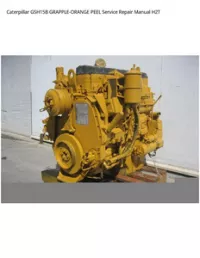 Caterpillar GSH15B GRAPPLE-ORANGE PEEL Service Repair Manual H2T preview