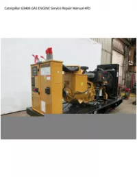 Caterpillar G3406 GAS ENGINE Service Repair Manual 4FD preview
