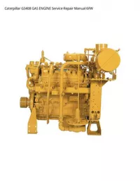 Caterpillar G3408 GAS ENGINE Service Repair Manual 6FW preview
