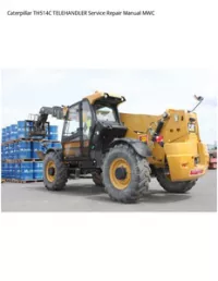 Caterpillar TH514C TELEHANDLER Service Repair Manual MWC preview