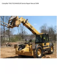 Caterpillar TH63 TELEHANDLER Service Repair Manual 5WM preview