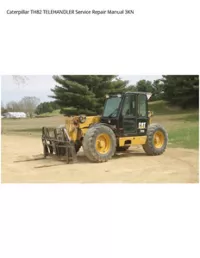 Caterpillar TH82 TELEHANDLER Service Repair Manual 3KN preview