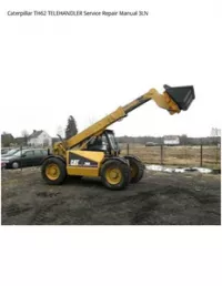 Caterpillar TH62 TELEHANDLER Service Repair Manual 3LN preview