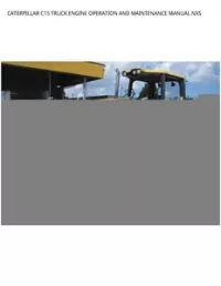 CATERPILLAR C15 TRUCK ENGINE OPERATION AND MAINTENANCE MANUAL NXS preview