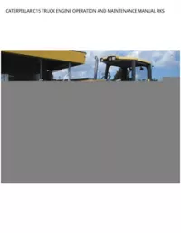 CATERPILLAR C15 TRUCK ENGINE OPERATION AND MAINTENANCE MANUAL RKS preview