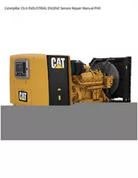 Caterpillar C6.6 INDUSTRIAL ENGINE Service Repair Manual PH0 preview
