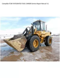 Caterpillar IT28F INTEGRATED TOOL CARRIER Service Repair Manual 1JL preview