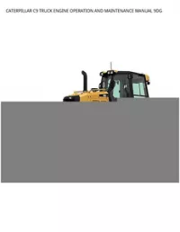 CATERPILLAR C9 TRUCK ENGINE OPERATION AND MAINTENANCE MANUAL 9DG preview