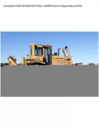 Caterpillar IT28G INTEGRATED TOOL CARRIER Service Repair Manual WAC preview