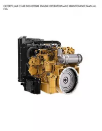 CATERPILLAR C3.4B INDUSTRIAL ENGINE OPERATION AND MAINTENANCE MANUAL CJG preview