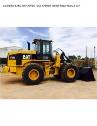 Caterpillar IT28G INTEGRATED TOOL CARRIER Service Repair Manual 9AR preview