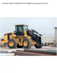 Caterpillar IT38G II INTEGRATED TOOL CARRIER Service Repair Manual CSX preview