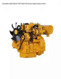 Caterpillar D6M TRACK-TYPE TRACTOR Service Repair Manual 4HS preview
