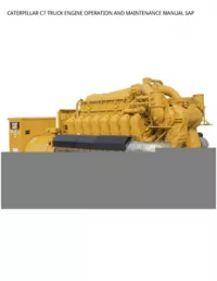 CATERPILLAR C7 TRUCK ENGINE OPERATION AND MAINTENANCE MANUAL SAP preview